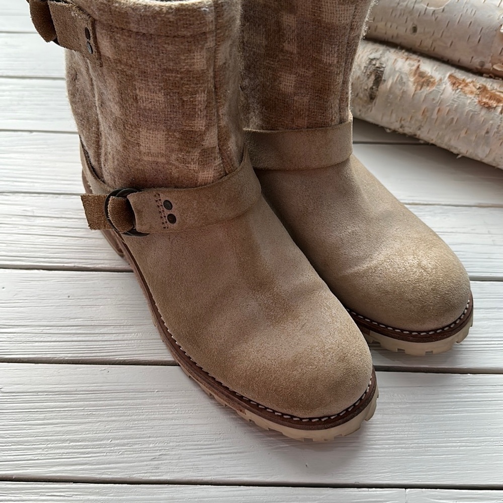Woolrich Women Baltimore Harness Boot Suede/Wool size 10 - Picture 4 of 14
